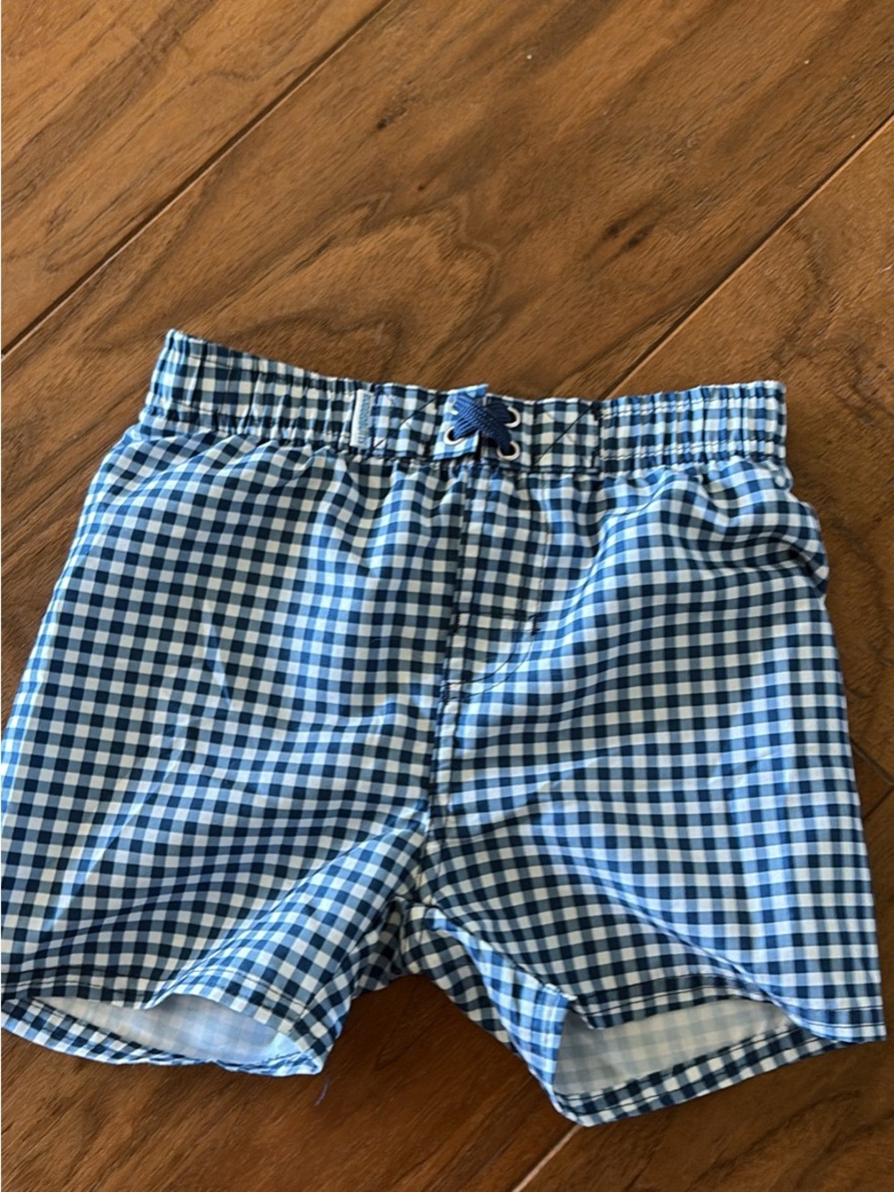 Rugged butts Blue plaid boys Swim Shorts